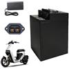 HJGHY Batteria al Litio per Moto elettrica da 48V, 52V, 60V e 72V