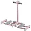 Harilla Women Fitness Attrezzo Ginnico Gambe , Rosa , Pieghevole, Tubo D Acciaio Ispessito, Supporto Per Telefono Intelligente Con Contatore