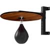 LeeQinersw Attrezzatura da Speed Ball Pera Piattaforma Supporto Parete Struttura in Acciaio Legno E Pu con Palla a Goccia E Staffa Robusta Adatta per Allenamento Domestico Garage Palestra in Casa
