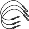 HOUDERCO Set 3 Pezzi Corda Elastica Ganci per Barca e Yacht, 4mm in Gomma, Lunghezza 30cm, Design Semplice e Pratico per Ormeggio All'aperto e Molo