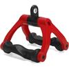 Generic a Palestra Cavo Allegato V Forma Barra Triangolare Presa Sicurntiscivolo Girevole Centrale Compatibile con Macchine a Cavo per Trazioni Profonde , Rosso, Nero , V-Shape In Lega Di Nylon
