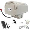HJGHY Batterie per Bici elettriche da 36 V 8 Ah con Interruttore