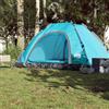 KTHLBRH Tenda da Campeggio 5 Persone Blu a Rilascio Rapido