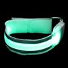 ibasenice Fascia da Braccio LED Lampeggiante per Corsa Notturna in Nylon modalità di Lampeggio Multiple e Segnale di Sicurezza per Camminate Notturne