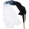 ibasenice 2 Pezzi Ventaglio da Danza in Poliestere Velo, Elegante e Versatile per Performance di Danza Cinese e Decorazioni per Feste e Casa