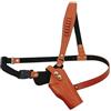 DONGKER Fondina Ascellare per Pistola Halloween,Fondine per Pistole Spalla in Pelle Holster Pistola Nascosta Regolabile con 7 Fori di Proiettile per 1911 G17 G17 G20 G23 M9 P85