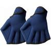 Jorzer Guanti palmati per nuoto, pagaie da nuoto - Guanti da acqua in neoprene per snorkeling, invernale e sport acquatici, Blu navy