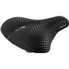 Selle San Marco BIOAKTIVE City Gel - Sella Bicicletta Urbana, City Bike, Larga e Comoda, con Inserti in Gel - Taglia S1, Nero