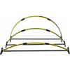 Generic Ostacolo Regolabile Allenamento Hurdle, Kit Ostacoli Avanzato 3 Sezioni/3 Pezzi, Altezza Regolabile 25-54 Cm, 140x22x1.5 Cm