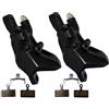 Generic Tamburo Freno Posteriore per Biciclette M6100 Freno a Disco Idraulico per Mountain Bike Morsetto BR-M6100 Pinza Freno a Disco Idraulico per Mountain Bike Accessorio per Bicicletta