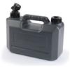 Ridgemonkey Outdoors SpeedFlo Heavy Duty Water Carrier - 5L - Contenitore d'acqua portatile da campeggio con rubinetto di controllo del flusso e coperchio ventilato - robusta caraffa in HDPE per Van