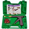 Luntra Kit di riparazione pneumatici con tappi a fungo e pistola, kit di riparazione tubeless per auto, moto, SUV, camion, camper, senza smontaggio dei pneumatici, valigetta degli attrezzi compatta