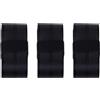Shntig 3pcs PU antiscivolo assorbimento degli urti racchetta da tennis presa avvolgere durata sport racchetta da badminton maniglia grip PU assorbente tennis badminton grip nastro