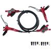 Generic Freno a Tamburo Posteriore per Biciclette, Freno a Disco Idraulico a 4 pistoncini, rotori da 160 mm, Pressione dell'olio, AM DH Bike MTB, Freno a Disco 850 mm 1550 mm Anteriore Posteriore