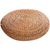 Generico Round Tatami Floor Pillow Woven Seat Cushion for Home