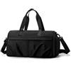 Generic LVJMJ - Borsone da palestra unisex da 20-35 l, impermeabile, con scomparto asciutto e bagnato, per nuoto, viaggi, allenamento, borsone sportivo, Nero , M, Minimalista