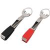 OTOTEC 2 pz 4 in 1 Fly Line Clippers Pesca Nodo Legatura Strumento Multifunzionale Fly Fishing Tool Fly Tying Wire Clipper Nipper Quick Knot Tool Fast Tie Nail Knotter Tackle Accessorio, Nero & Rosso