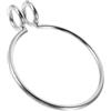 BESTOMZ Anello di Recupero Ancora in Acciaio Inox 8mm Anello di Sollevamento Ancora Marino Argento per Catena e Cima D'Ancora per Ormeggio in Mare o Baia e Pesca in Acque Profonde