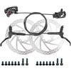 Generic Tamburo Freno per Bici AM per Enduro E4 per ZEE Bike Freno a Disco Idraulico a 4 pistoncini Morsetto pastiglie Freno 800 1400 Biciclette Tamburo Freno Posteriore
