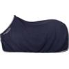 Imperial Riding Coperta in pile IRH Classic, coperta in pile e desudorazione, coperta con colletto grande, cinghie a croce rimovibili, corda e logo, blu navy, 125