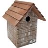 Dehner Natura - Natura Monaco - Casetta da appendere in legno di pino, 19,5 x 26 x 19,5 cm, colore: Marrone
