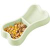 Generic Ciotole per cibo e acqua - doppia stazione , base antiscivolo per cuccioli, vassoio allargato, bacinella da pavimento con bordo a prova di spruzzi, stabile server per animali domestici per