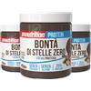 Pro Nutrition Crema proteica zero (3 x 350 gr, Bontà di stelle Crunchy) - Crema spalmabile senza zucchero e il 25% proteine - Ideale per diete low carb e chetogeniche