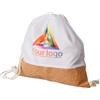 IMPRESSION Zaino a sacca rpet con base in sughero elodie Personalizzate o neutre