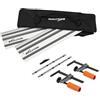 Evolution Power Tools Evolution ST1400-G2 - Guida per sega circolare, 139,7 cm, universale: Makita, Bosch, Festool, Triton, Metabo, 1,4 m, con aste autoallineanti, 2 morsetti per binari