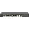 LevelOne Hilbert 10-Port Gigabit Smart Lite Interruttore, 8 X RJ45,2 X