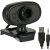 Generic Webcam HD - Webcam 480p Per PC | Webcam Clip HD USB Con Microfono | Camera HD Per Laptop E Desktop | Camera USB Plug E Per La Conferenz Lo Streaming | Camera Web Nera Per Videochiamate