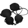Cabilock Coperture in Gomma per Lenti Obiettivo Binoculare 50mm, Set da 3 Pezzi, Protezione Oculare per Binocoli, Accessori per Birdwatching e Attività All'aperto
