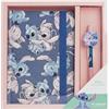CERDÁ LIFE'S LITTLE MOMENTS Set di cancelleria ispirato a Stitch - Colore blu - 23 X 24 X 3 cm - Include taccuino e penna - Prodotto originale disegnato in Spagna