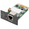 Digitus Snmp & Web Karte F?r ? Online UsV-Anlagen - NetzwerK-ManagemenT-Karte - Schwarz - Aktivit?t - Link - Leistung - Status - RS-232 - Schnelles E