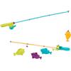Battat set da pesca magnetico con mulinelli, 2 canne e 4 pesciolini