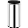 vidaXL Portarifiuti automatico a sensore 70 L in acciaio inox