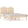 vidaXL Letto in legno massiccio di pino 140x200 cm