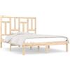 vidaXL Letto in legno massiccio senza materasso 160x200 cm in legno di pino