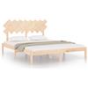 vidaXL Letto in legno massiccio 160x200 cm