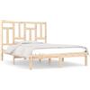 vidaXL Letto in legno massiccio senza materasso 140x200 cm in legno di pino