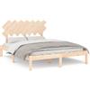 vidaXL Letto in legno massiccio 150x200 cm