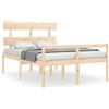 vidaXL letto vidaXL Senior con testata in legno massiccio