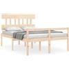 vidaXL letto vidaXL Senior con testata in legno massiccio