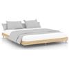 vidaXL Struttura letto senza materasso rovere Sonoma 140x200 cm materiale a base di legno