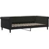 vidaXL Letto da giorno nero 100x200 cm in velluto