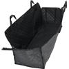 vidaXL Coprisedile per cani nero 137x46x50 cm