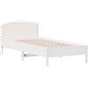 vidaXL Letto in legno massiccio senza materasso bianco 90x200 cm in legno di pino