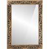 vidaXL Specchio da bagno 50x70x2,5 cm in legno massiccio di mango e vetro