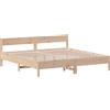 vidaXL Letto in legno massiccio senza materasso 180x200 in legno di pino