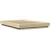 vidaXL Struttura letto rovere Sonoma 120x190 cm materiale a base di legno